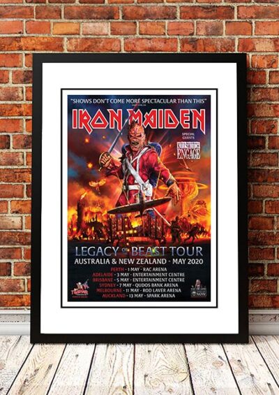 Iron Maiden Australian Tour Poster 2020 - Iron Maiden Shop