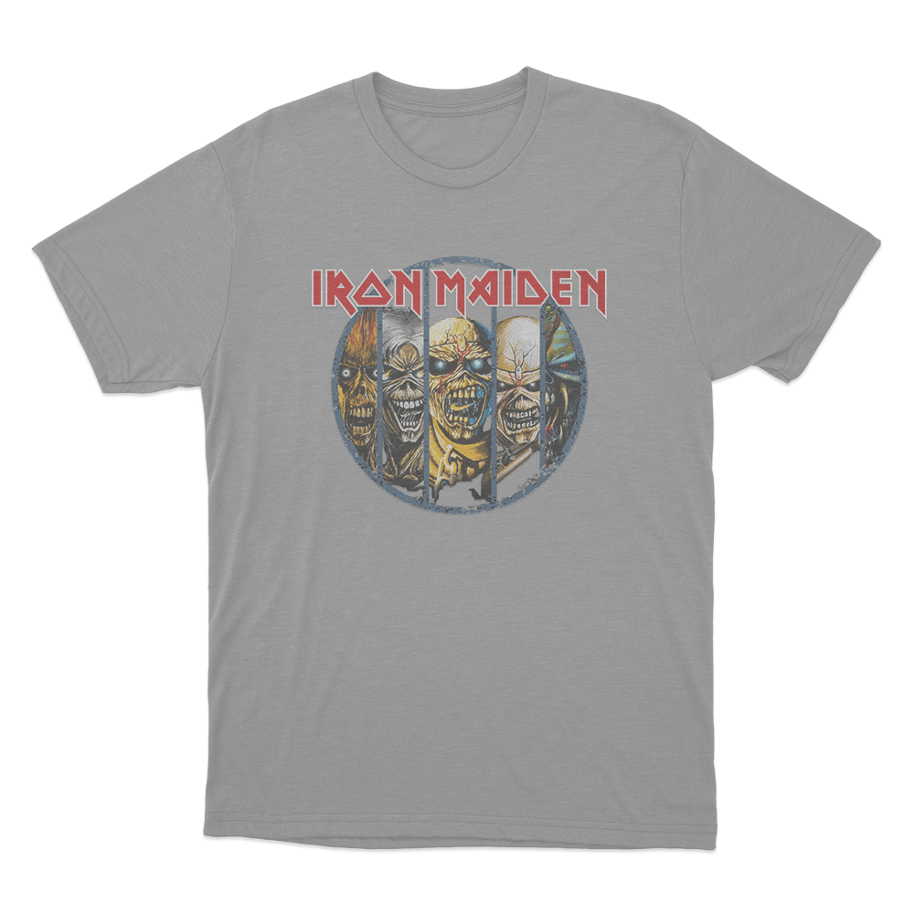 Eddie Evolution Unisex T Shirt Grey Eddie Evolution Unisex T Shirt Grey