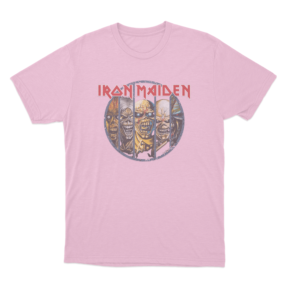 Eddie Evolution Unisex T Shirt Pink Eddie Evolution Unisex T Shirt Pink