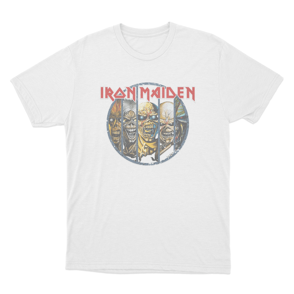 Eddie Evolution Unisex T Shirt White Eddie Evolution Unisex T Shirt White