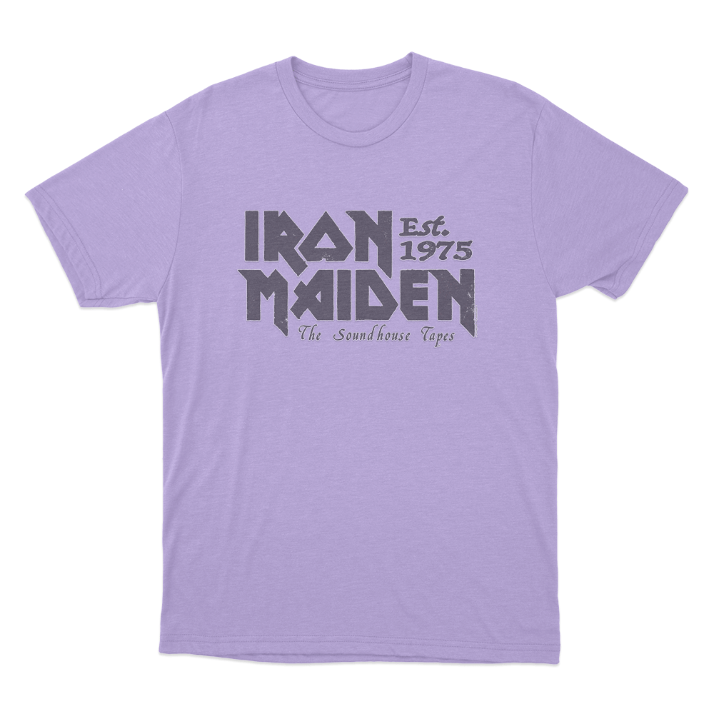 Iron Maiden Est 1975 Unisex T Shirt Purple Iron Maiden Est 1975 Unisex T Shirt Purple
