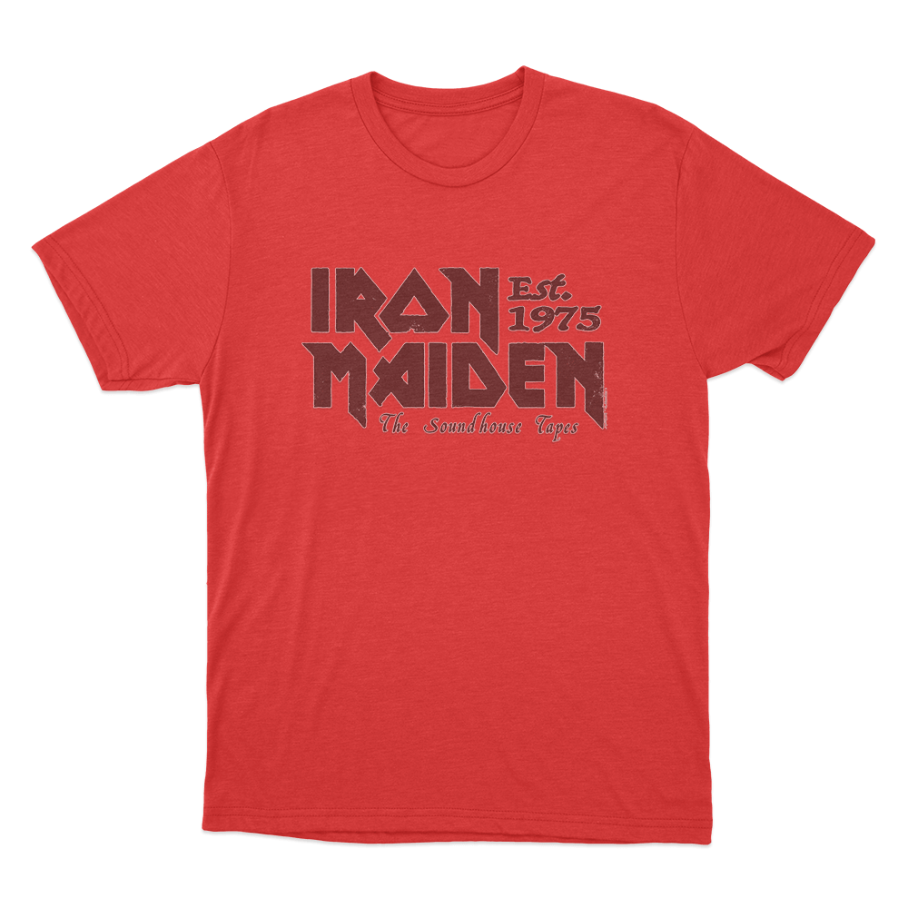 Iron Maiden Est 1975 Unisex T Shirt Red Iron Maiden Est 1975 Unisex T Shirt Red