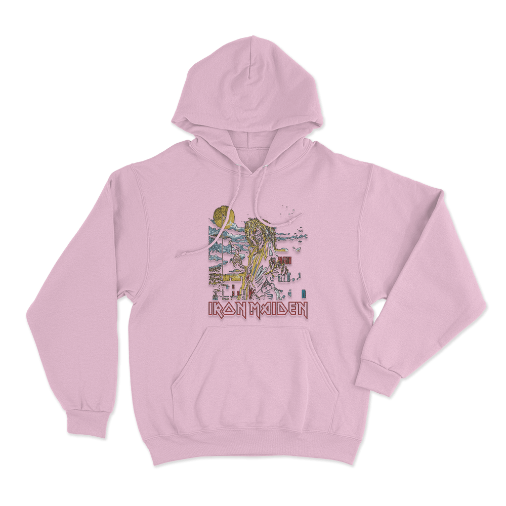 Iron Maiden Killers Unisex Hoodie Pink Iron Maiden Killers Unisex Hoodie Pink