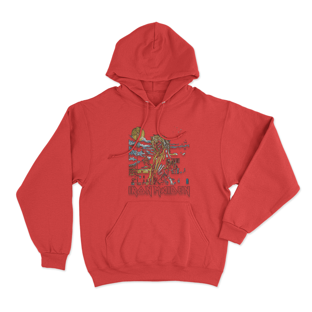 Iron Maiden Killers Unisex Hoodie Red Iron Maiden Killers Unisex Hoodie Red