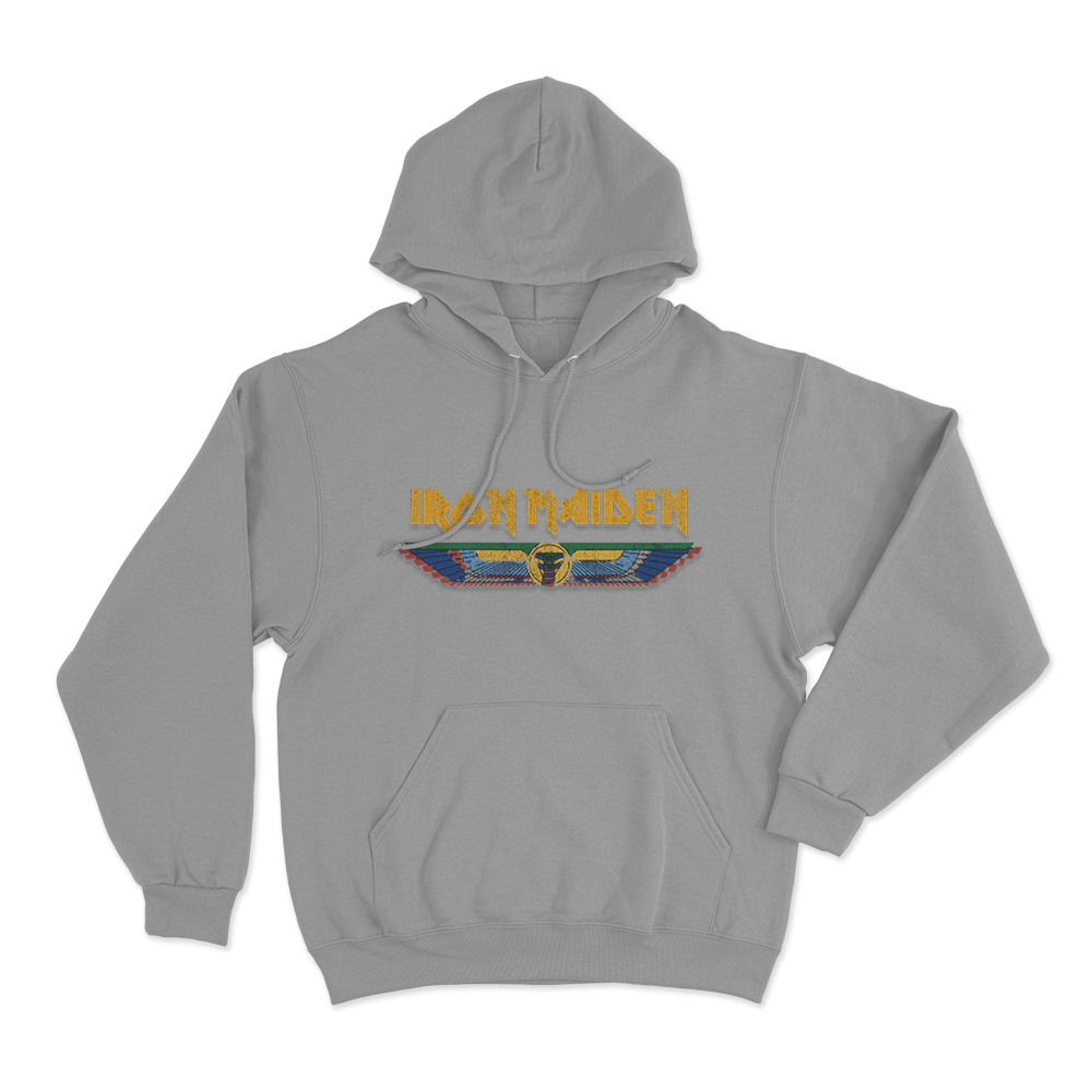 Iron Maiden Unisex Hoodie Grey Iron Maiden Unisex Hoodie Grey