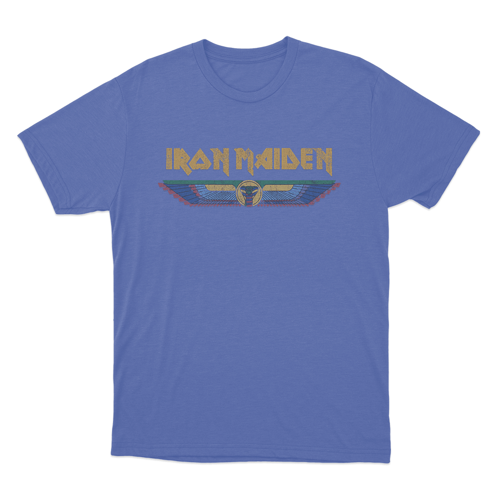 Iron Maiden Unisex T Shirt Blue Iron Maiden Unisex T Shirt Blue