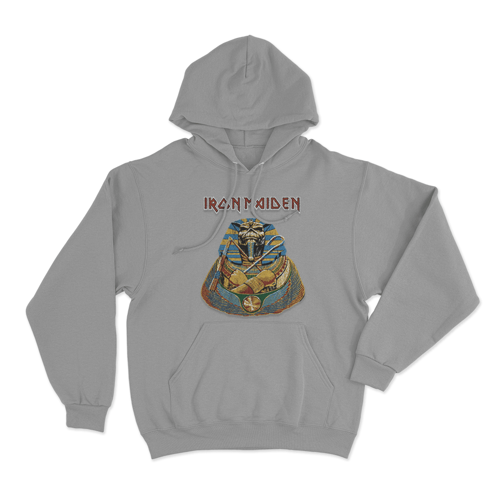 Powerslave Im50 Unisex Hoodie Grey Powerslave Im50 Unisex Hoodie Grey