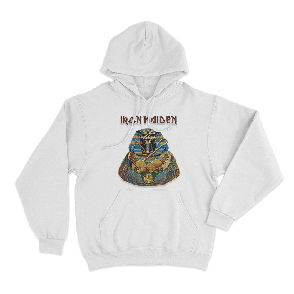 Powerslave Im50 Unisex Hoodie White Powerslave Im50 Unisex Hoodie White