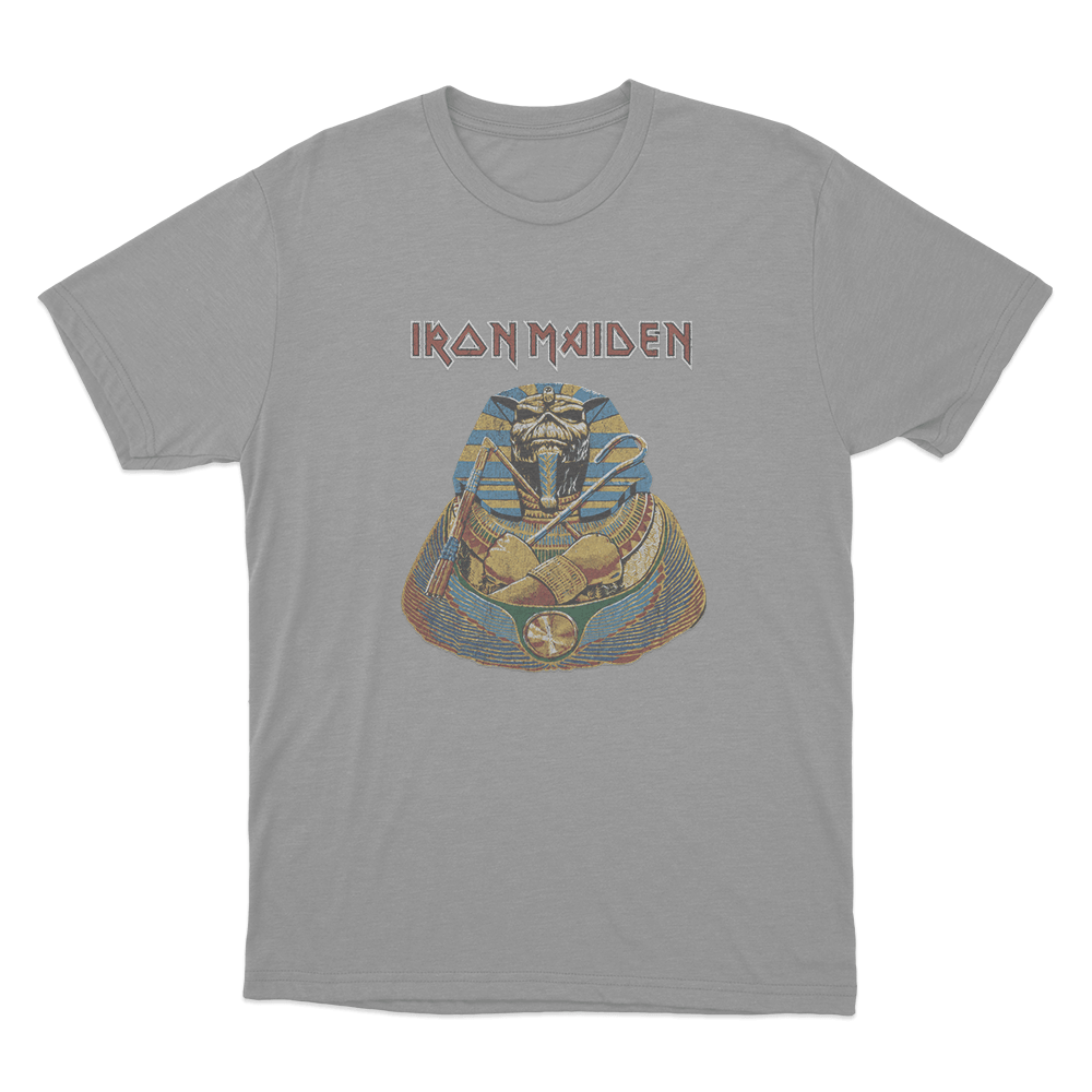 Powerslave Im50 Unisex T Shirt Grey Powerslave Im50 Unisex T Shirt Grey