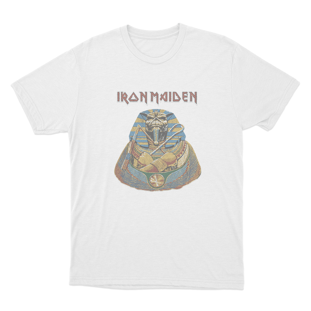 Powerslave Im50 Unisex T Shirt White Powerslave Im50 Unisex T Shirt White